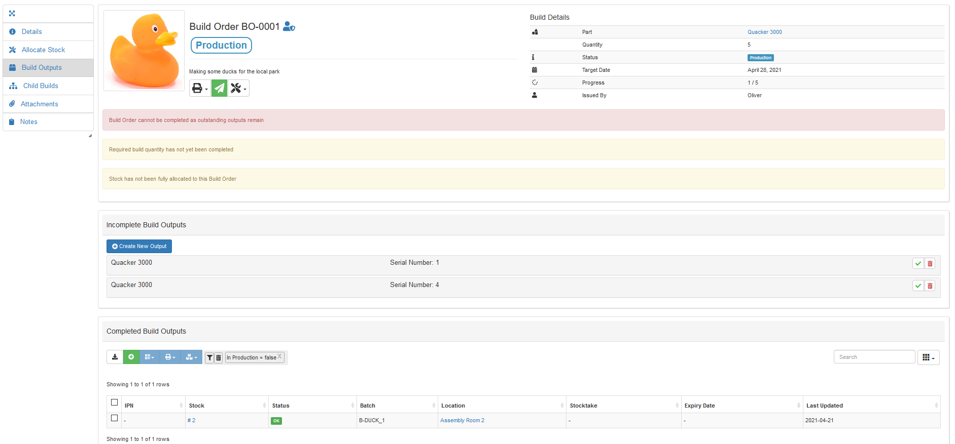/inventree/inventree-docs/raw/commit/a870e786e1c99716e6f7e0fc47c88bd2bf53a339/docs/assets/images/indexgallery/build_outputs.png