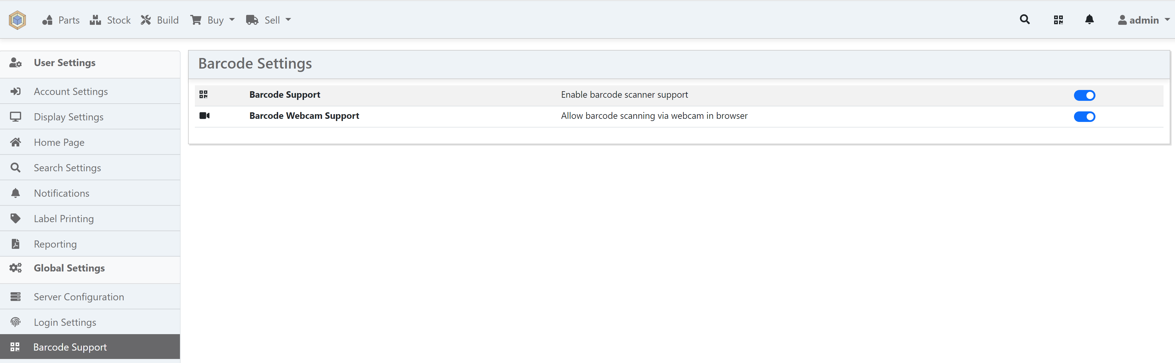 /inventree/inventree-docs/raw/commit/c28a07b76ab7535255d9fd903a764ef06fcea723/docs/assets/images/barcode/barcode_settings.png