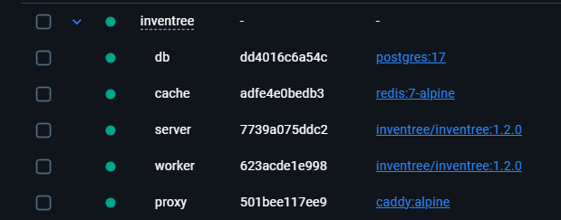 Docker containers